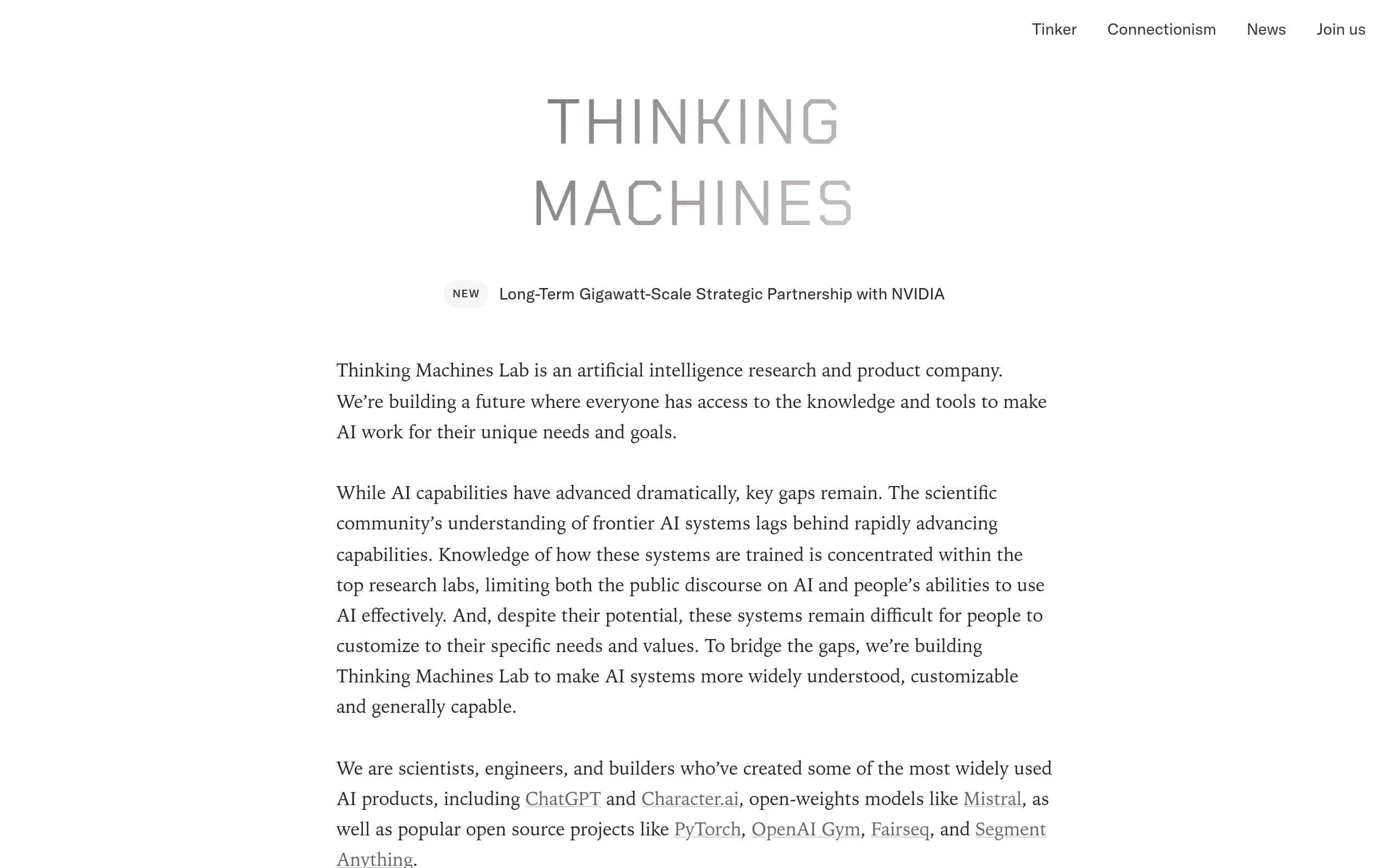 Thinking Machines